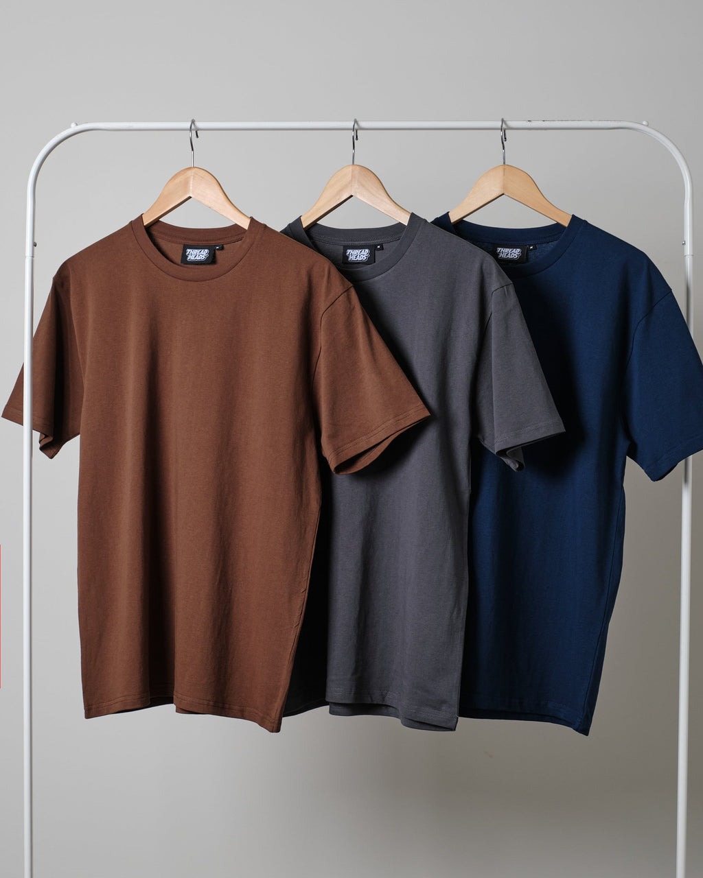 Classic Tee 3-Pack: Charcoal, Navy, Brown product image 7