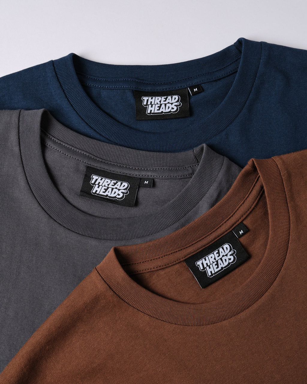 Classic Tee 3-Pack: Charcoal, Navy, Brown product image 6