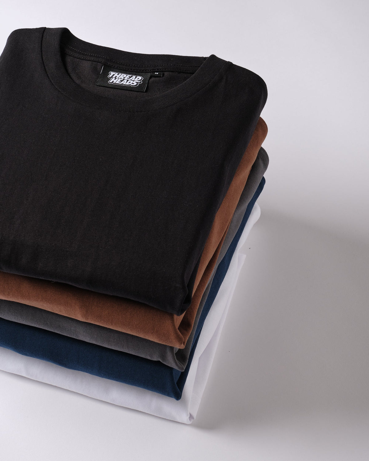 Classic Tee 5-Pack: Black, Brown, Charcoal, Navy, White product image 7
