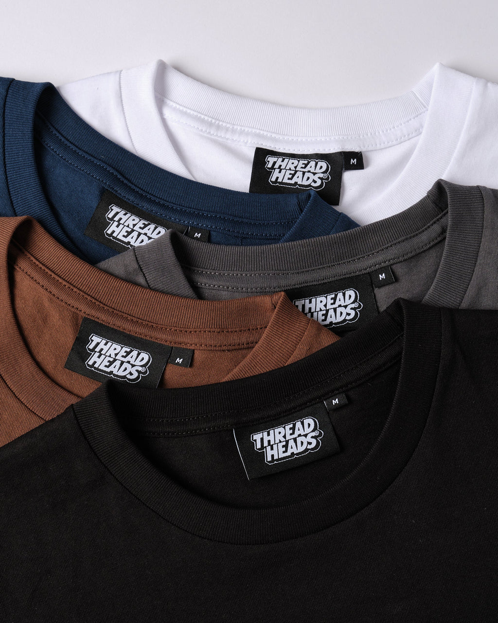 Classic Tee 5-Pack: Black, Brown, Charcoal, Navy, White product image 8