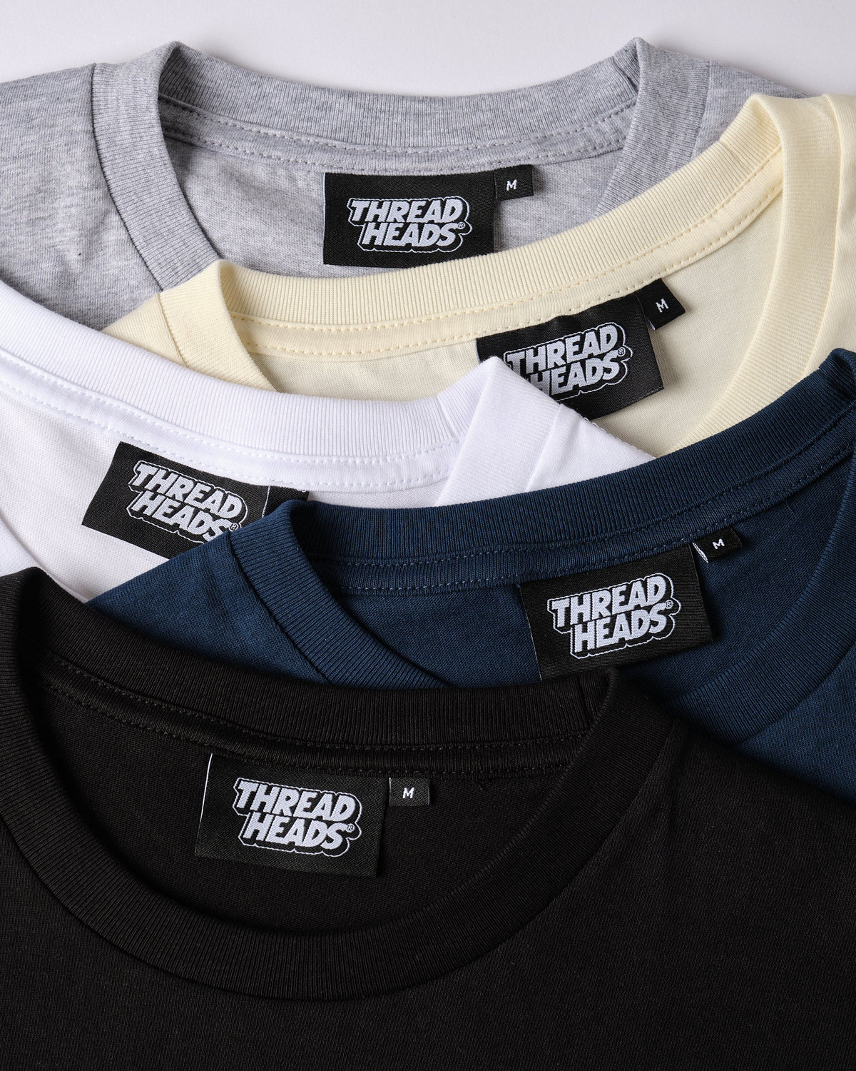 Classic Tee 5-Pack: Black, Navy, White, Natural, Grey product image 8
