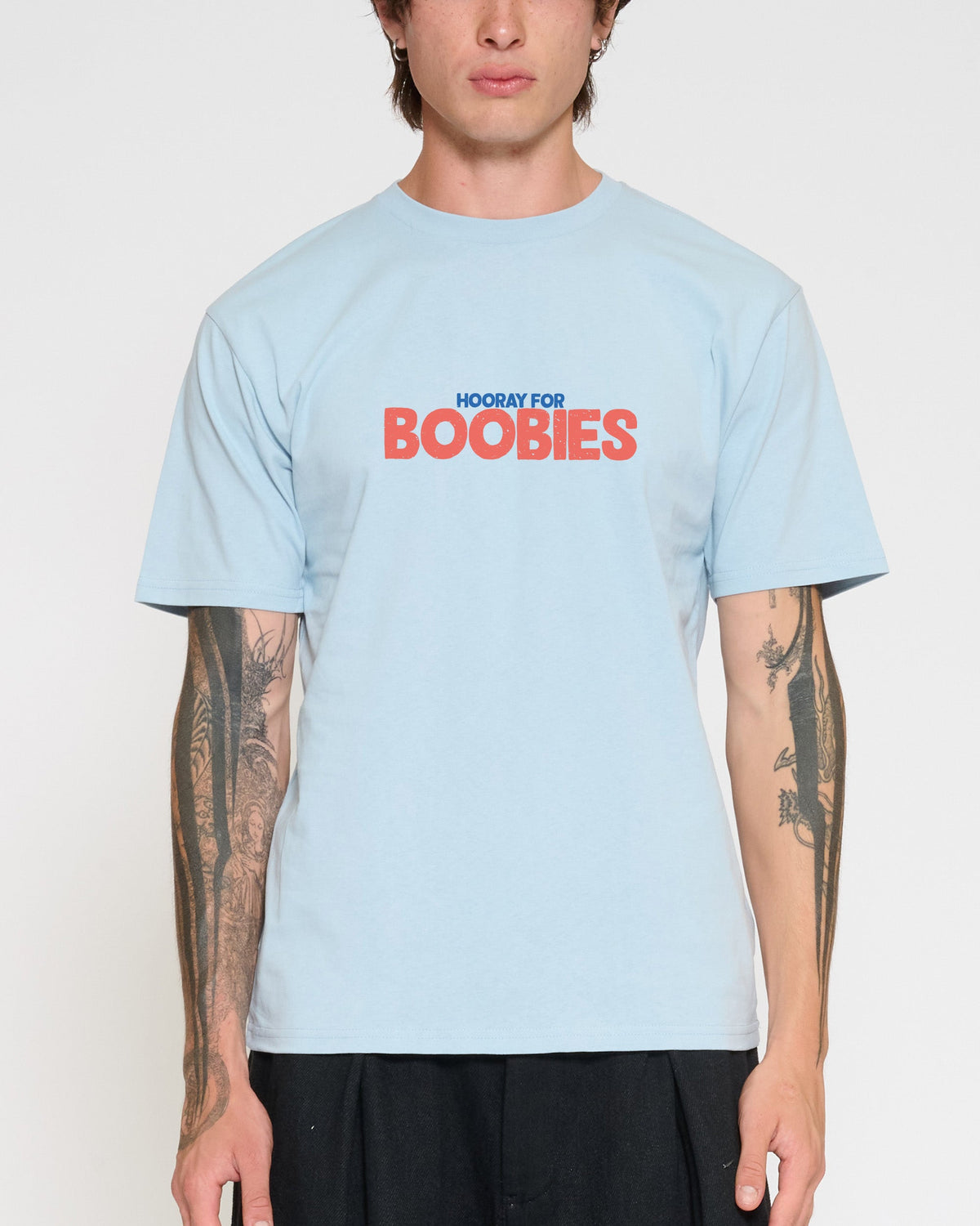 Hooray for Boobies Front and Back T-Shirt product image 6