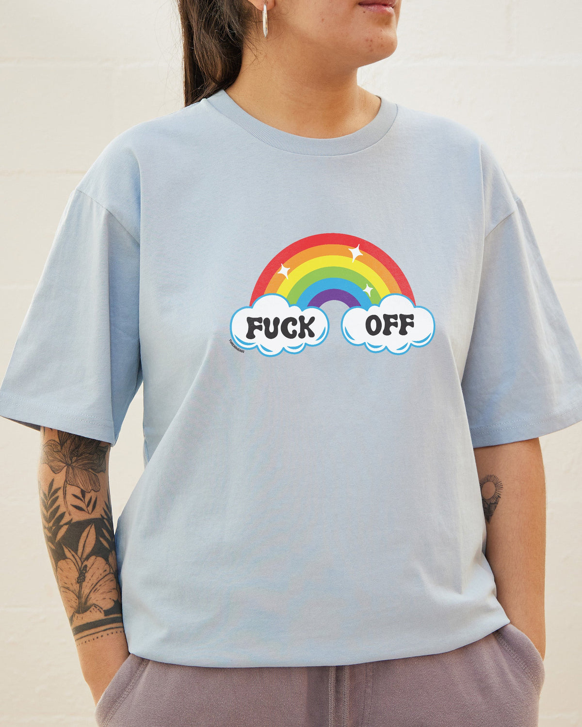 Fk Off Rainbow T-Shirt product image 6