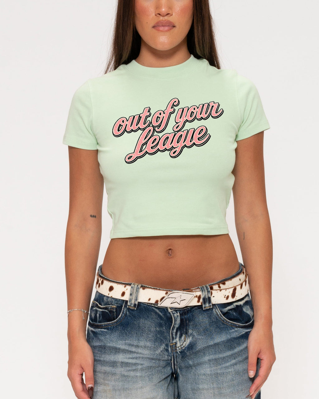 Out of Your League Baby Tee product image 7