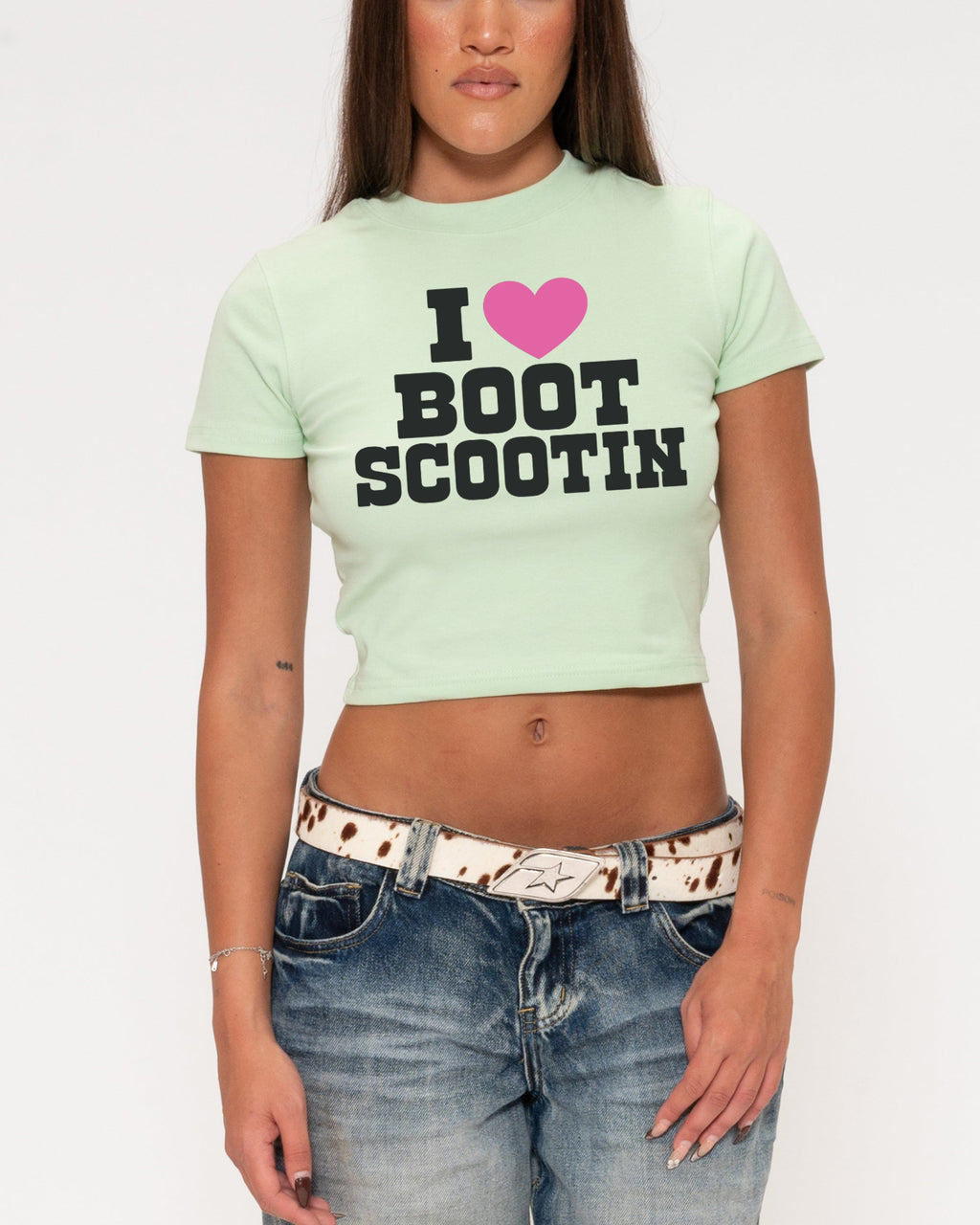 I Love Boot Scootin Baby Tee product image 7