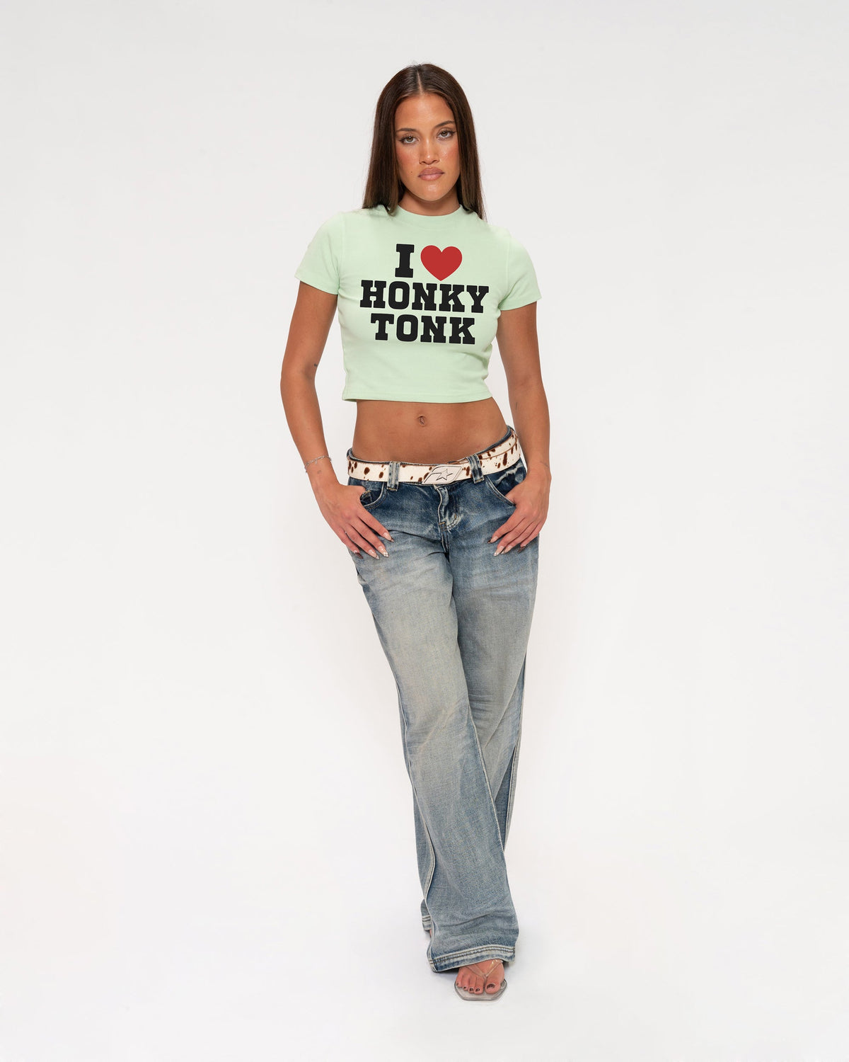 I Love Honky Tonk Baby Tee product image 8