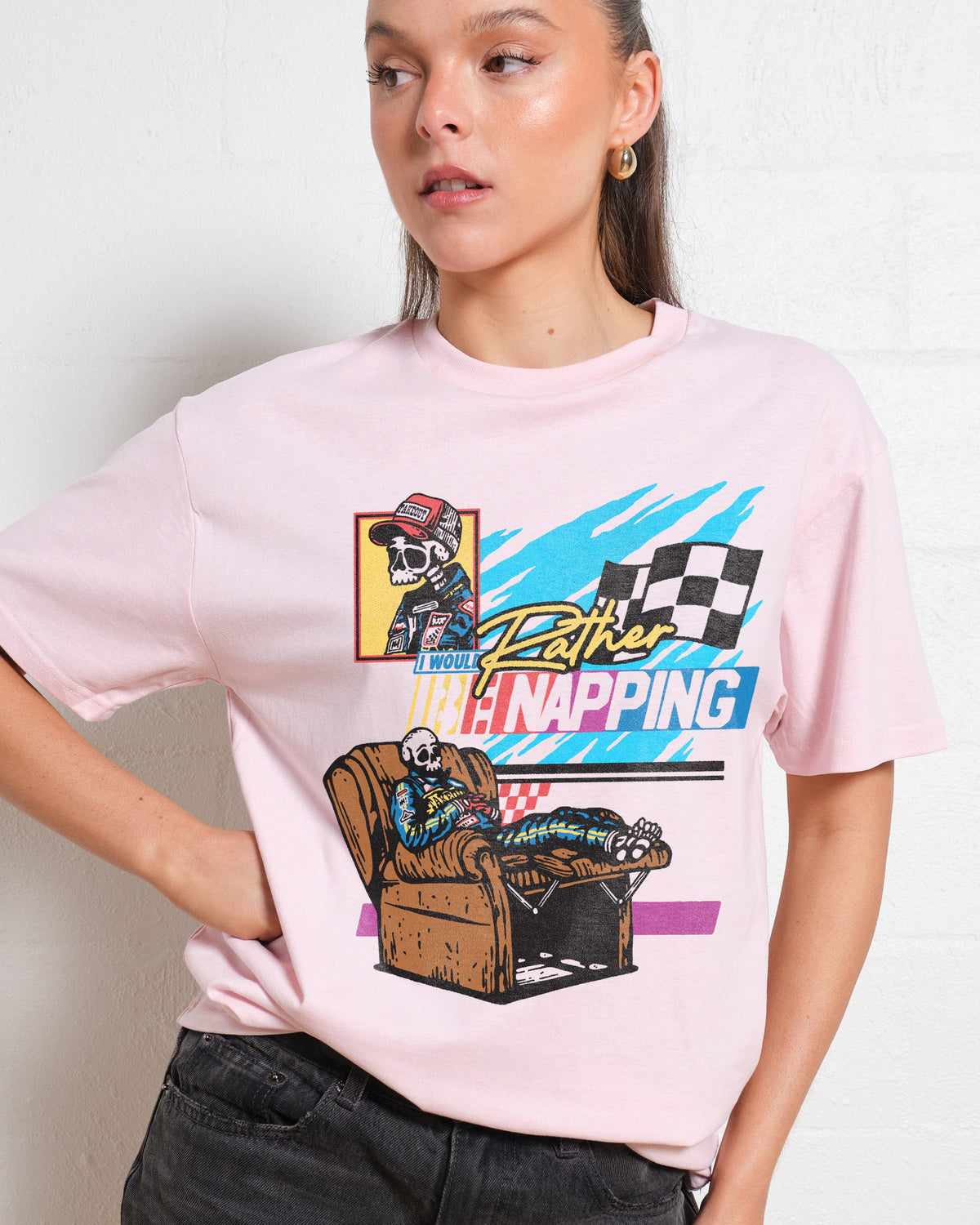 I Would Rather Be Napping T-Shirt product image 5