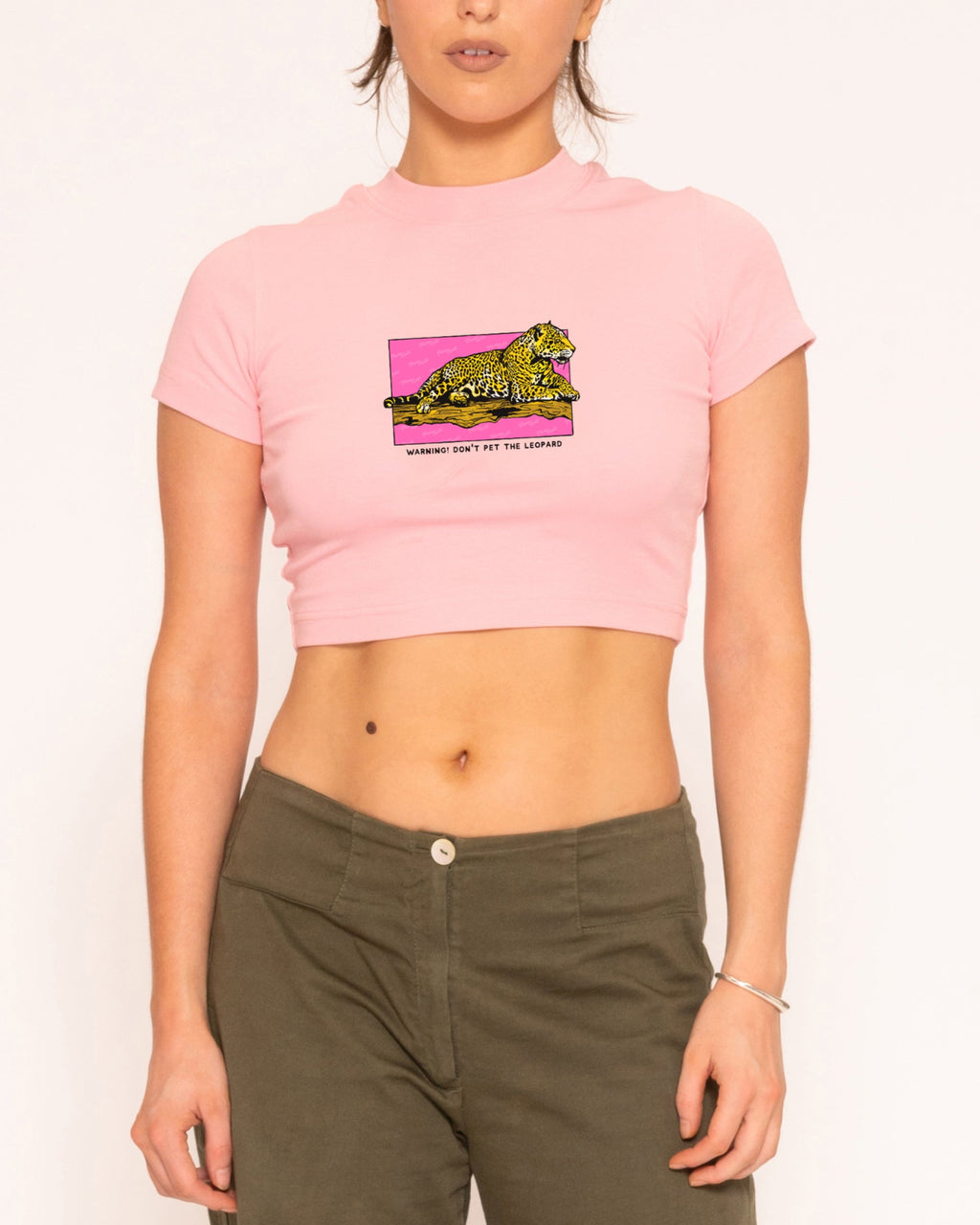 Warning! Don't Pet The Leopard Baby Tee product image 1