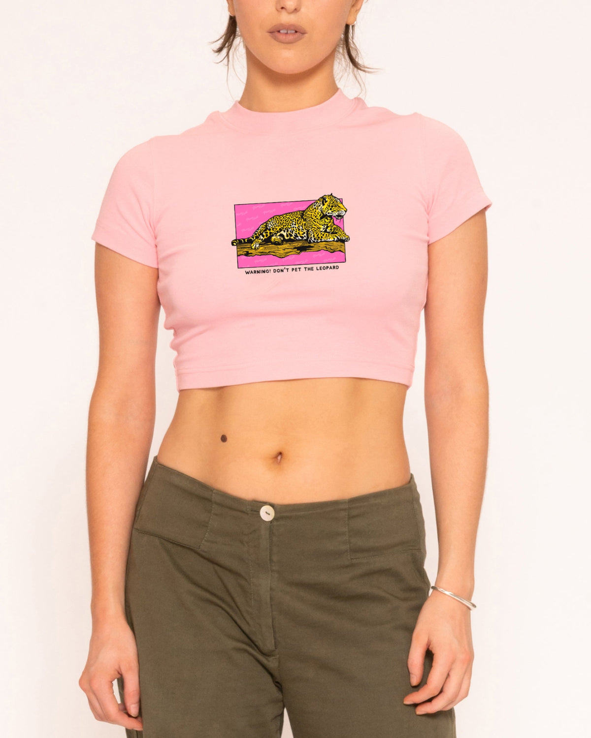 Warning! Don't Pet The Leopard Baby Tee product image 1