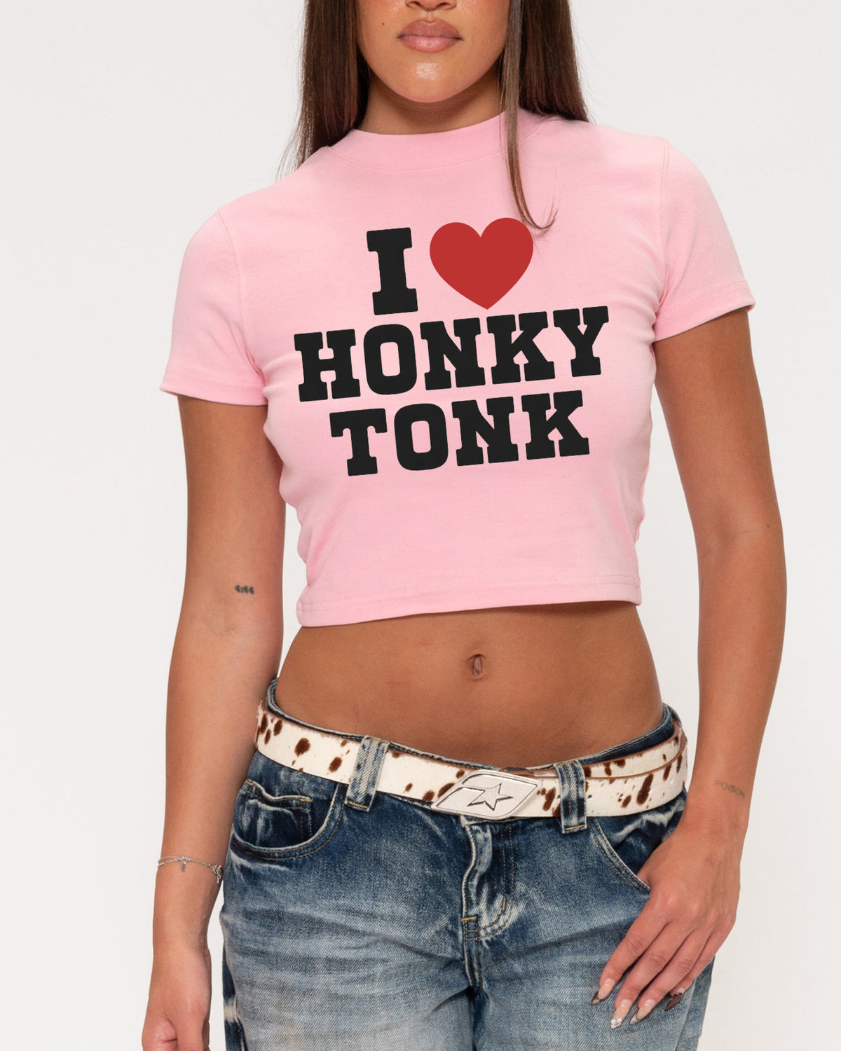I Love Honky Tonk Baby Tee product image 9