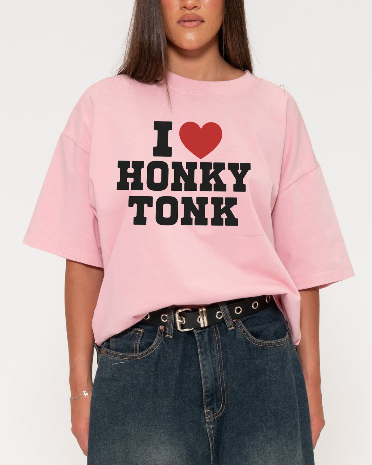I Love Honky Tonk Boxy Tee product image 9