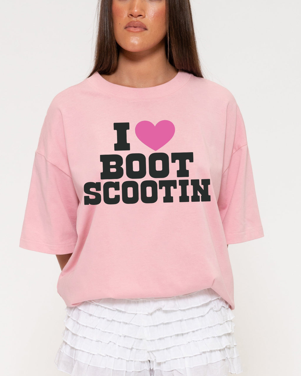 I Love Boot Scootin Boxy Tee product image 3