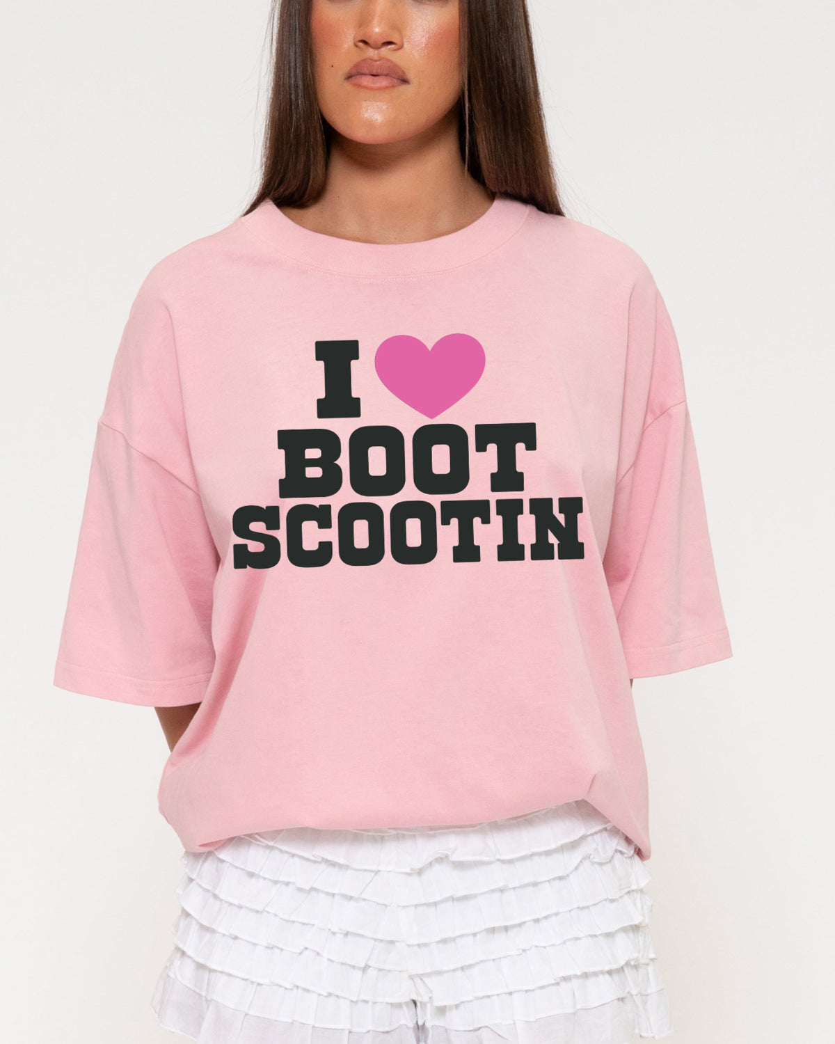 I Love Boot Scootin Boxy Tee product image 3