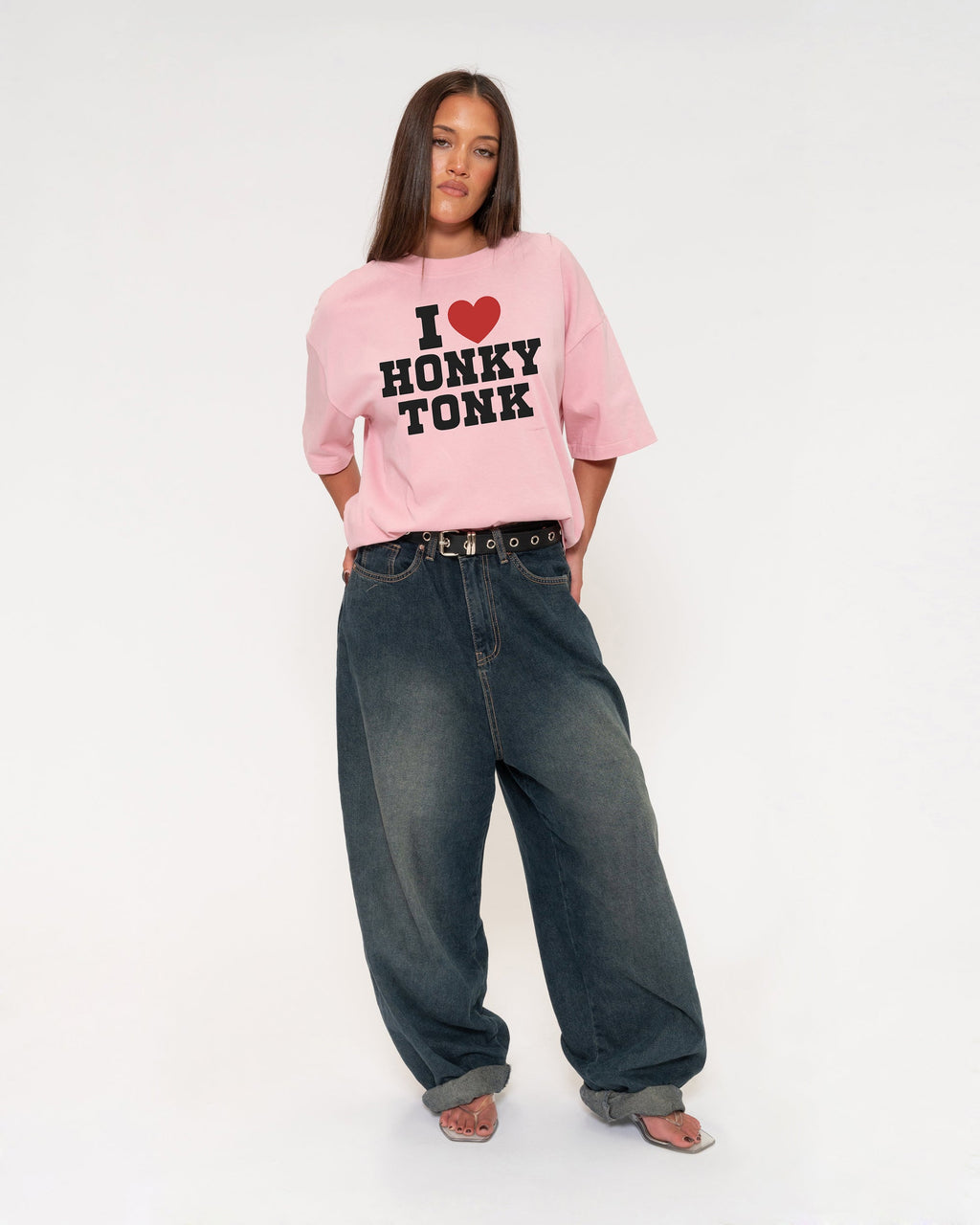 I Love Honky Tonk Boxy Tee product image 10