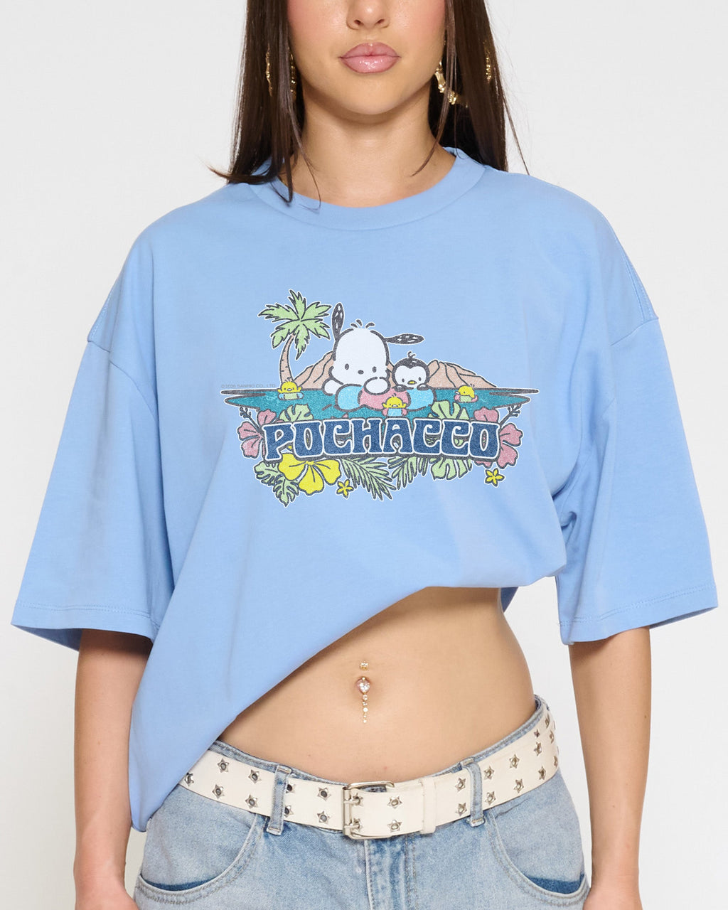 Pochacco Summer Friends Oversized Tee product image 1