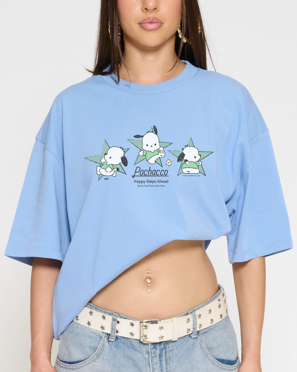 Pochacco Happy Steps Oversized Tee product image 5