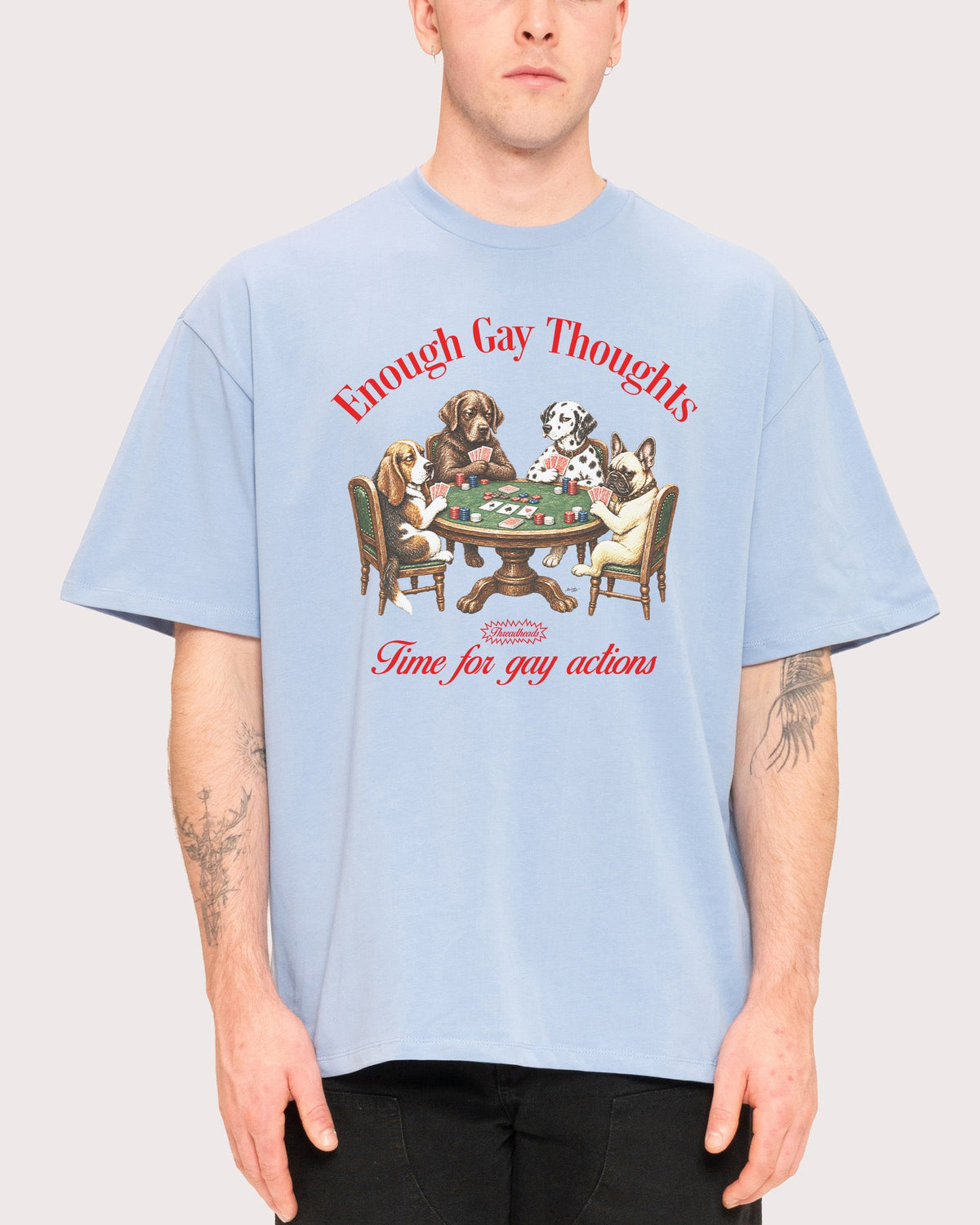 Enough Gay Thoughts Oversized Tee product image 3