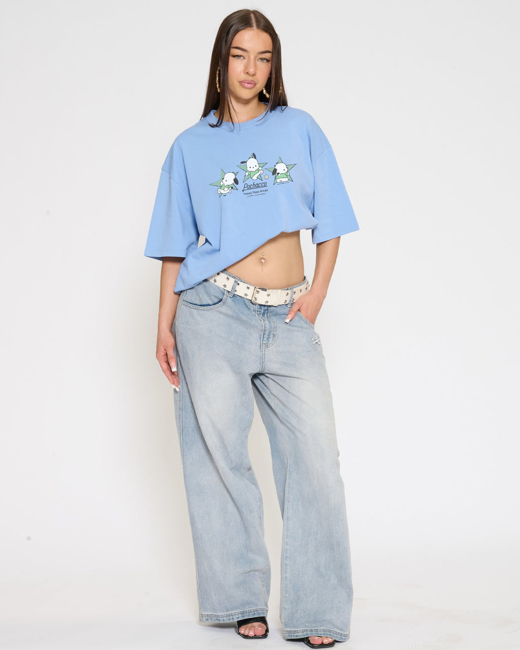 Pochacco Happy Steps Oversized Tee product image 6