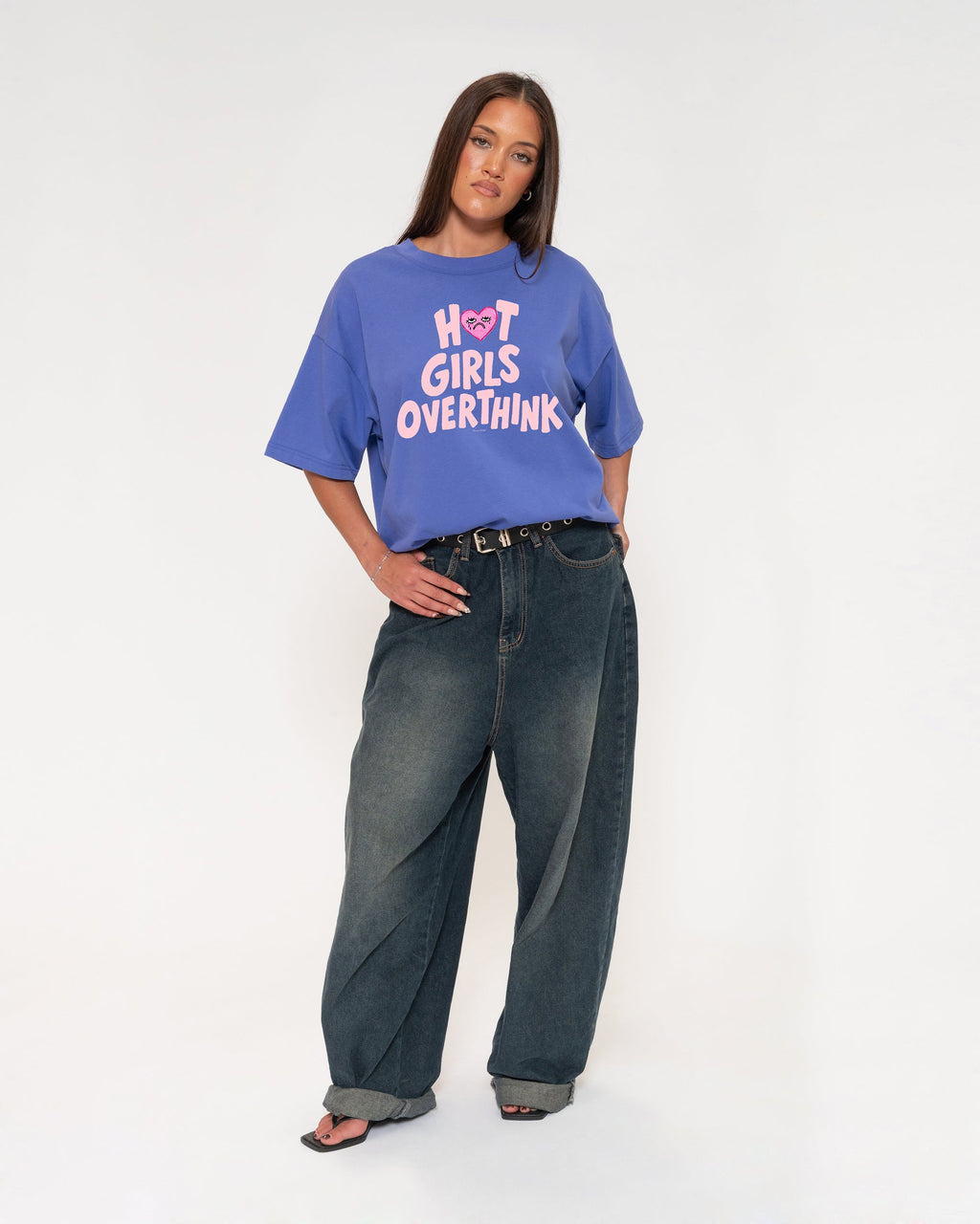Hot Girls Overthink Boxy Tee product image 4