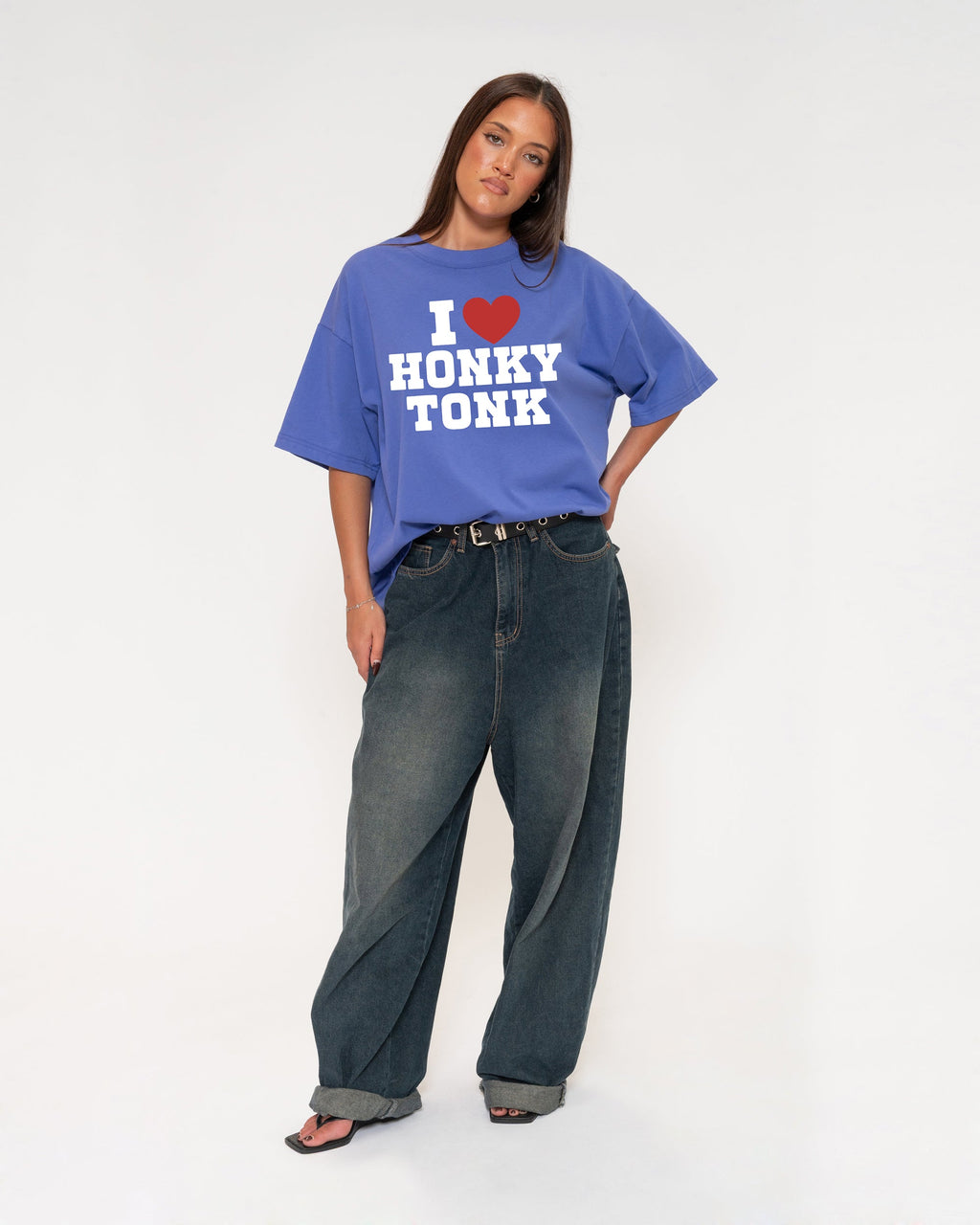 I Love Honky Tonk Boxy Tee product image 2