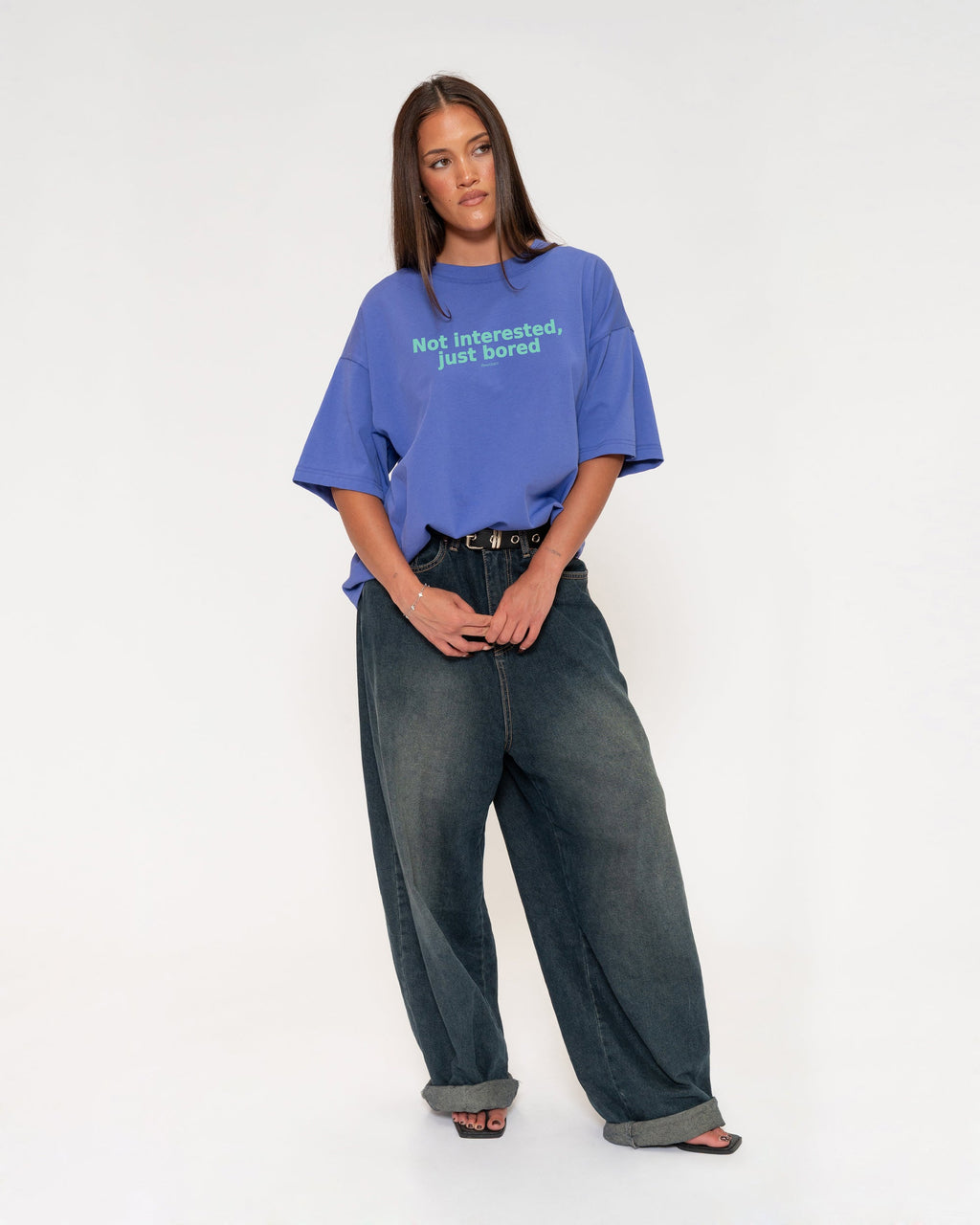 Not Interested, Just Bored Boxy Tee product image 4