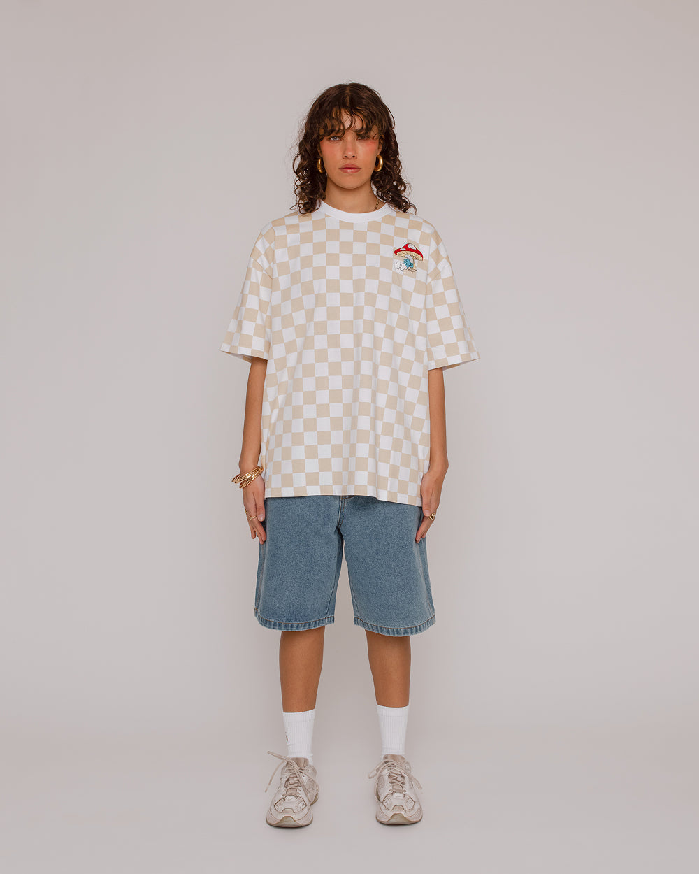 Smurf Check Oversized Tee product image 5