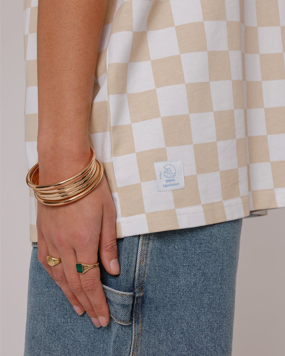 Smurf Check Oversized Tee product image 6