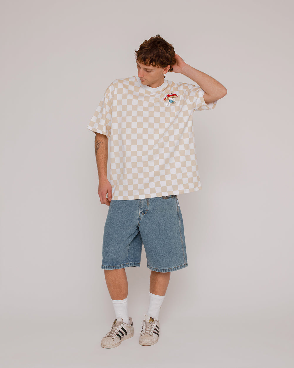 Smurf Check Oversized Tee product image 3