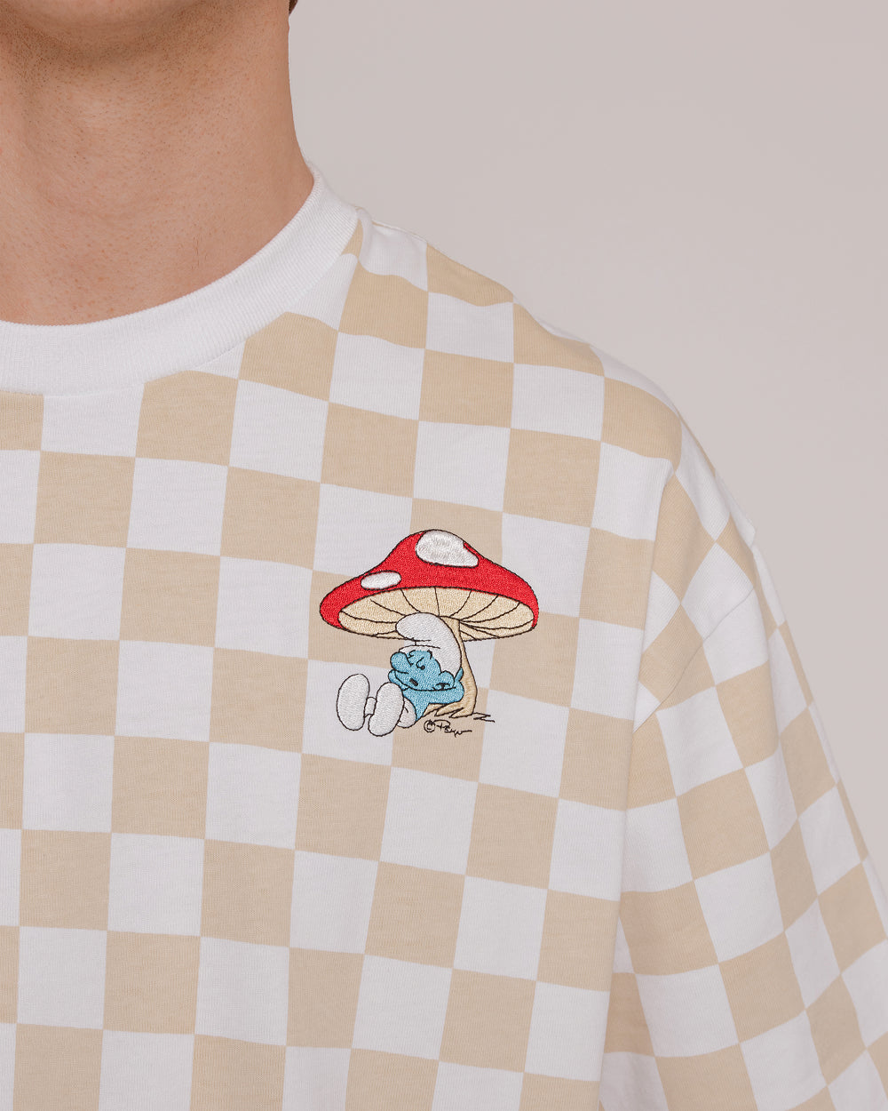 Smurf Check Oversized Tee product image 4