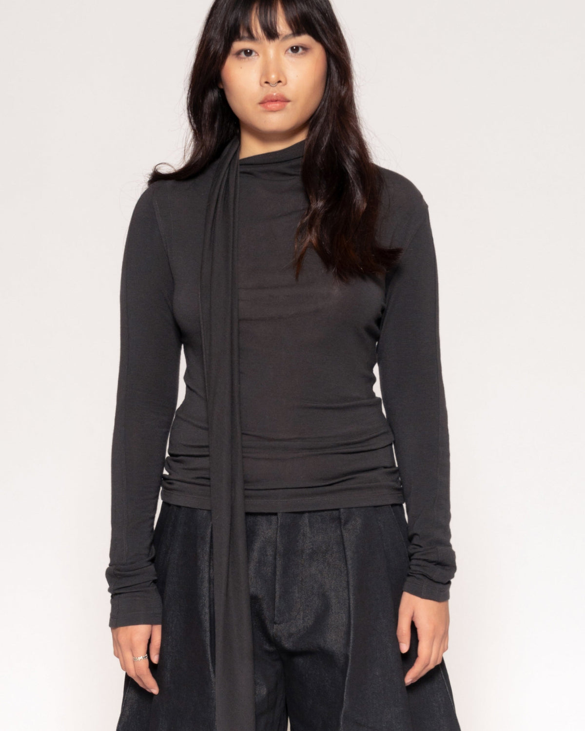 Strung Along Charcoal Long Sleeve