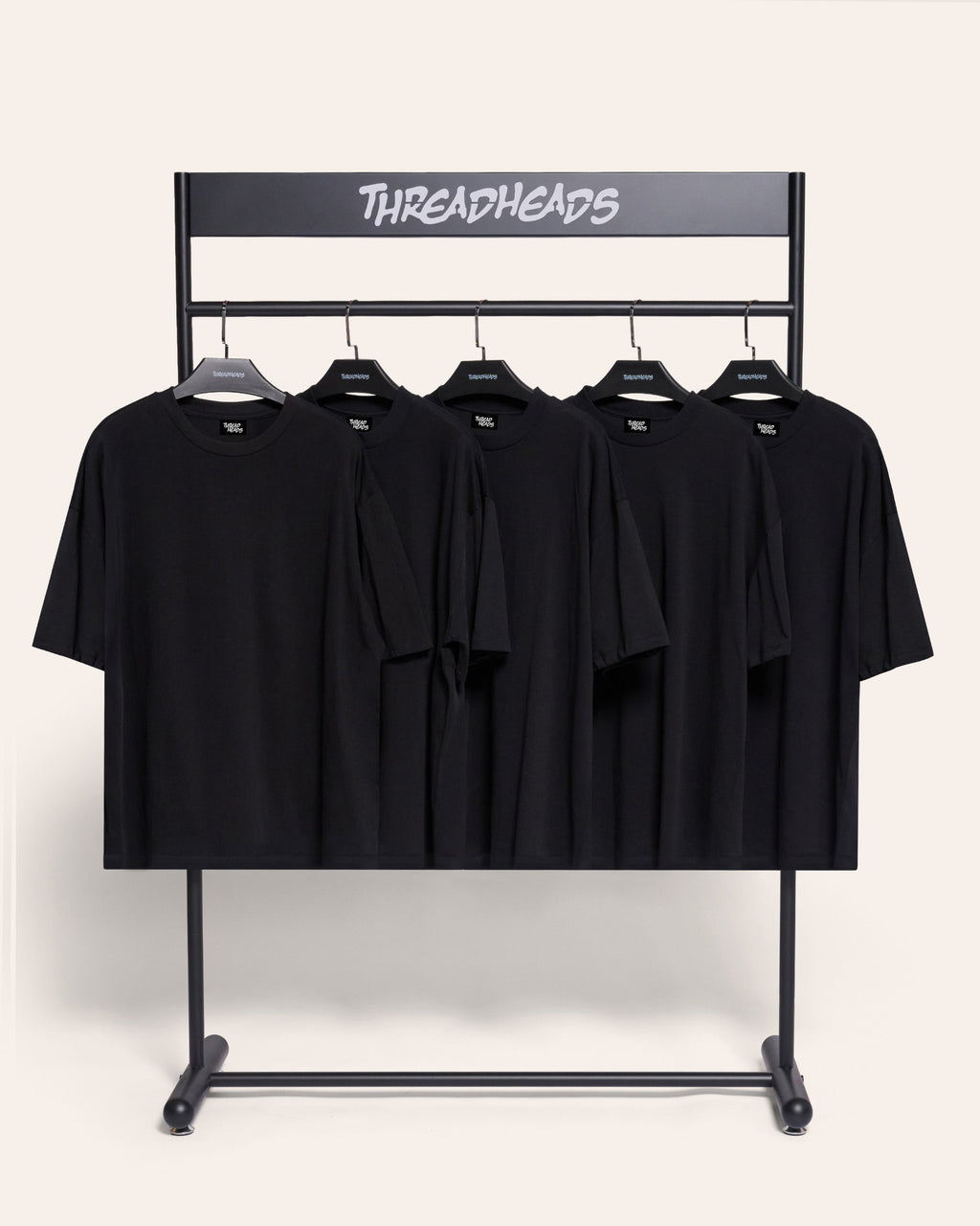 Oversized Tee 5 Pack: Black product image 5