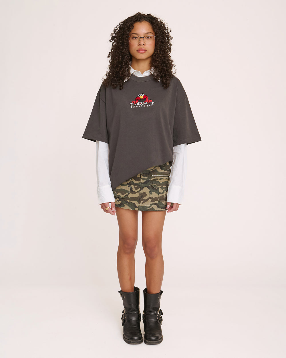 Elmo Tokyo Oversized Embroidered Tee product image 5