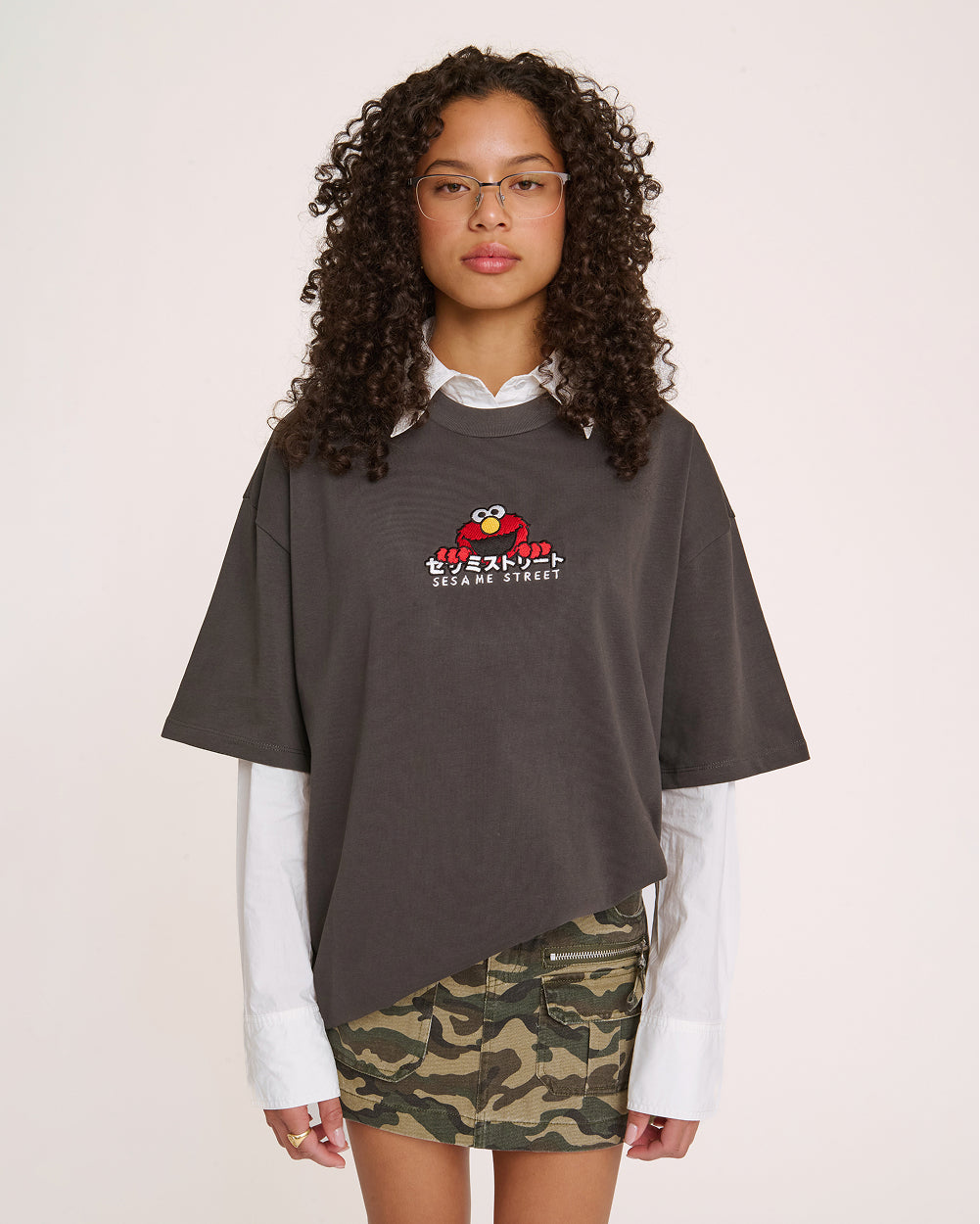 Elmo Tokyo Oversized Embroidered Tee product image 3