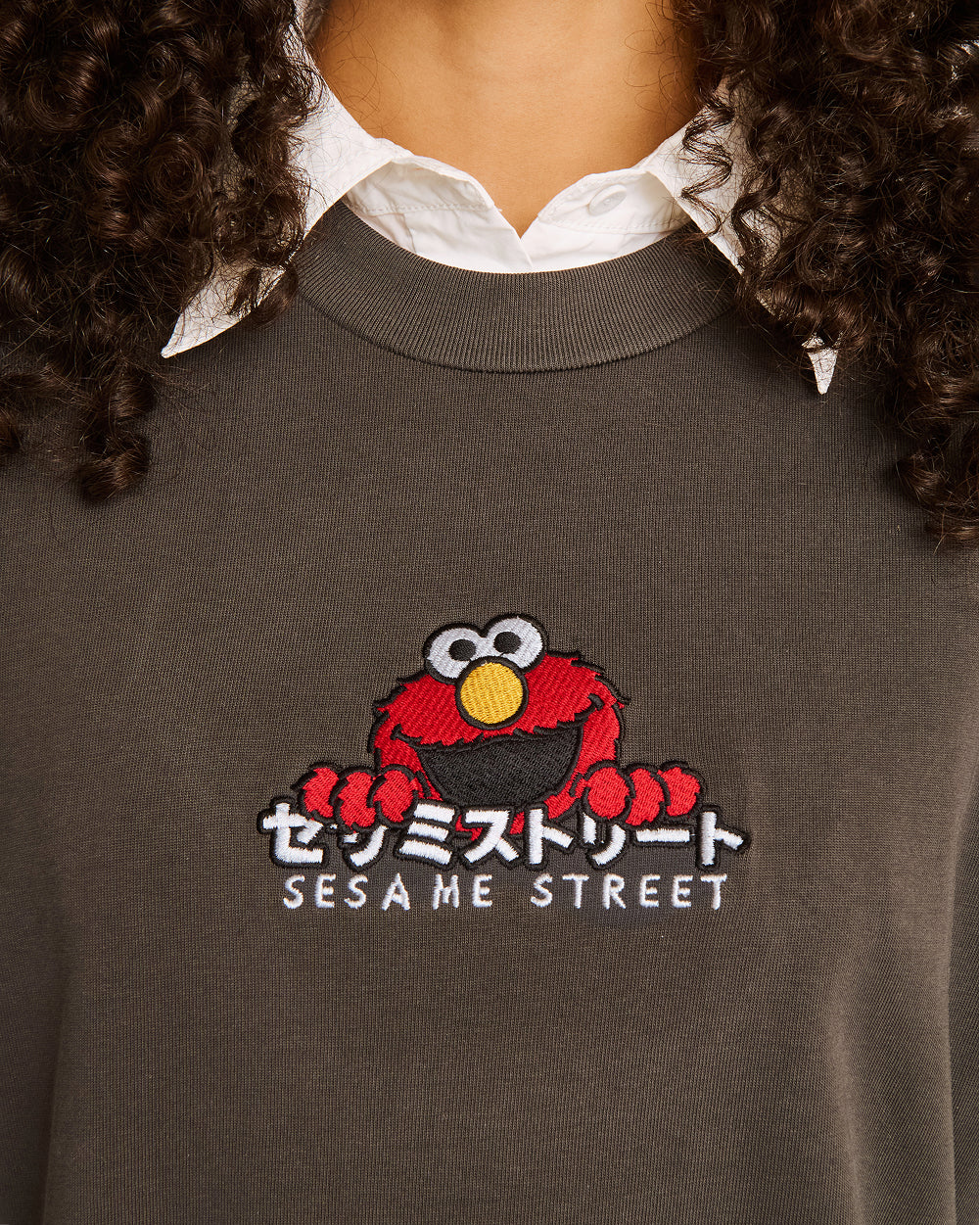 Elmo Tokyo Oversized Embroidered Tee product image 4