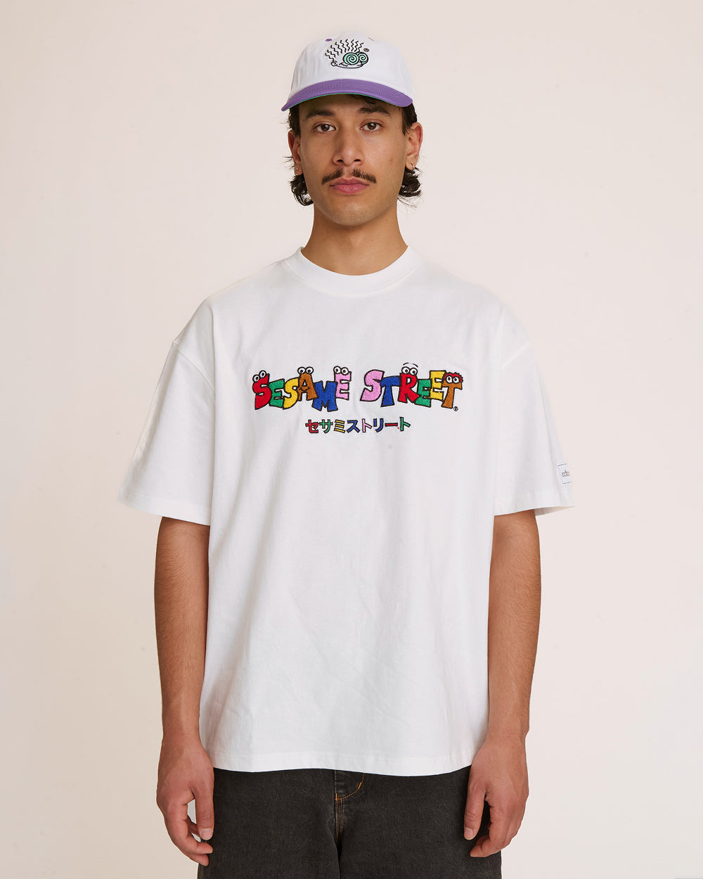 Tokyo Bin Party White Oversized Tee product image 4