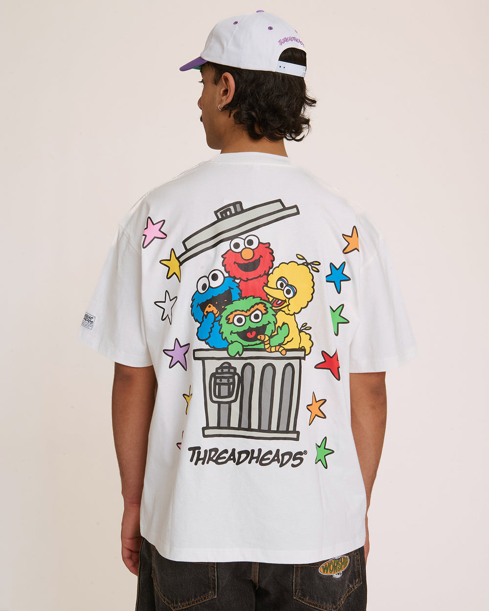 Tokyo Bin Party White Oversized Tee product image 3