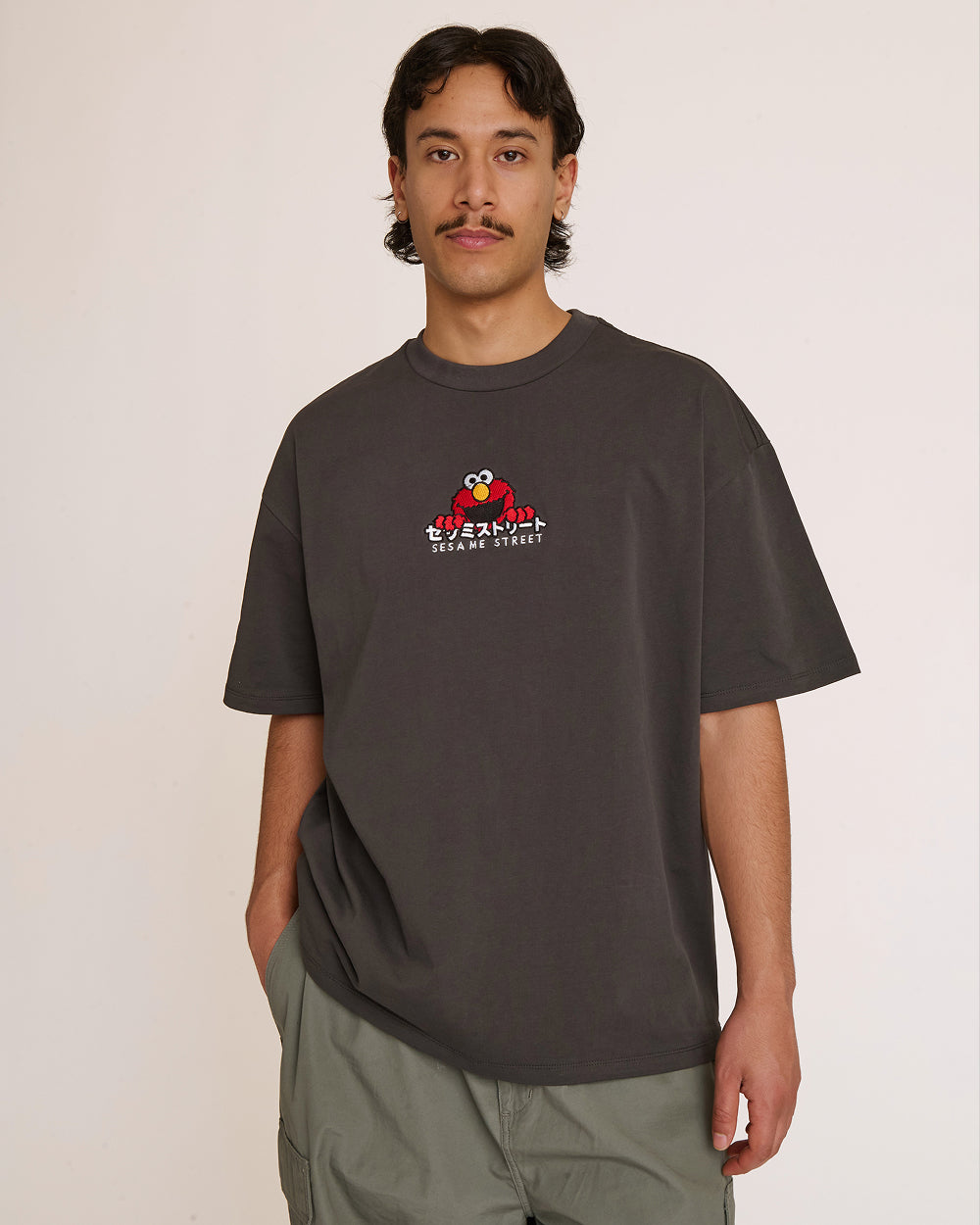 Elmo Tokyo Oversized Embroidered Tee product image 7
