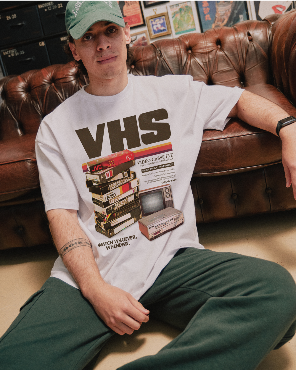 Vintage VHS Tapes T-Shirt product image 2