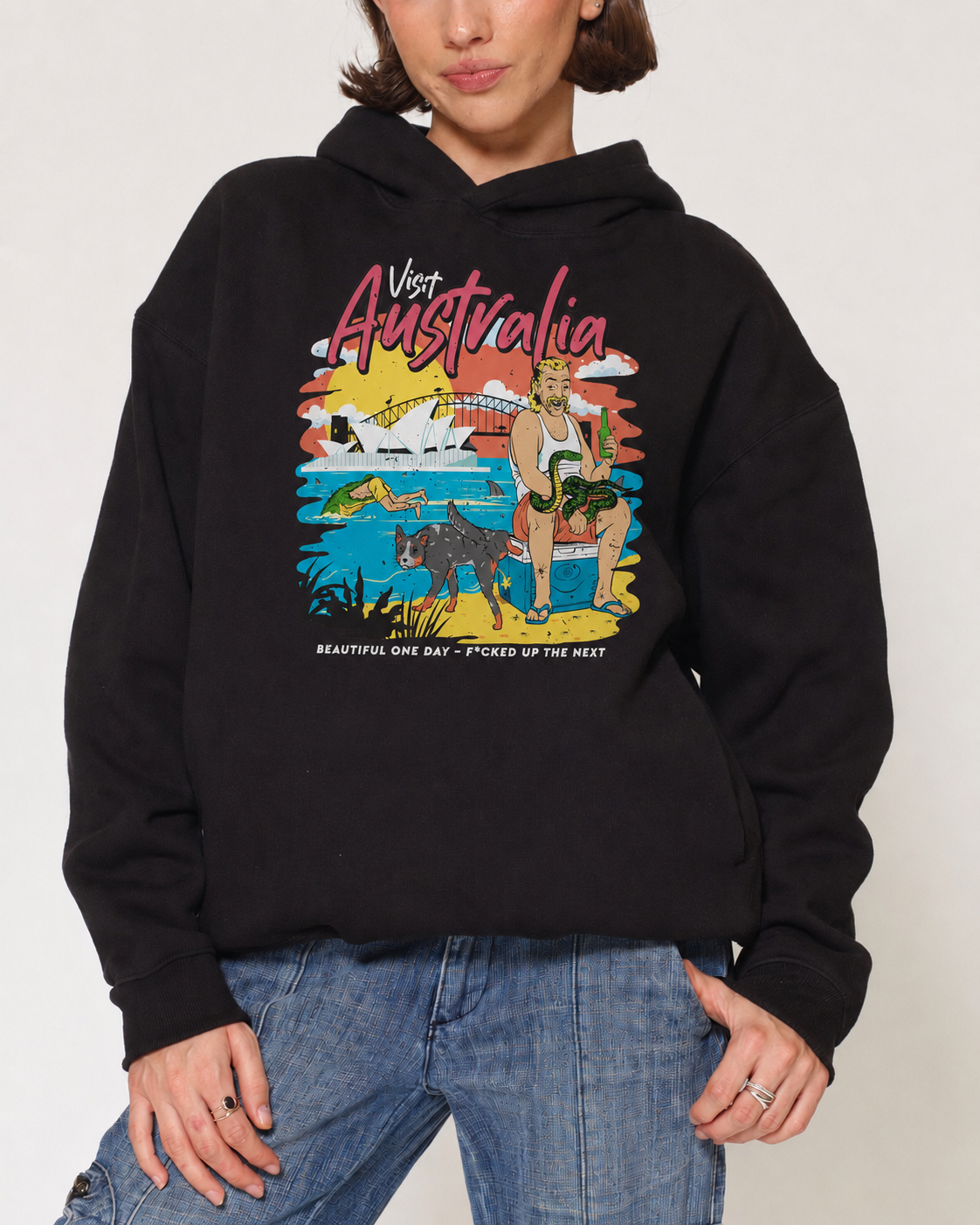 Visit Australia Hoodie product image 2