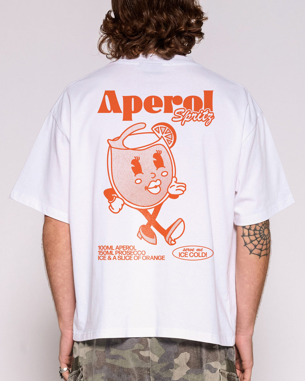 Aperol Spritz Oversized Crop Tee product image 1