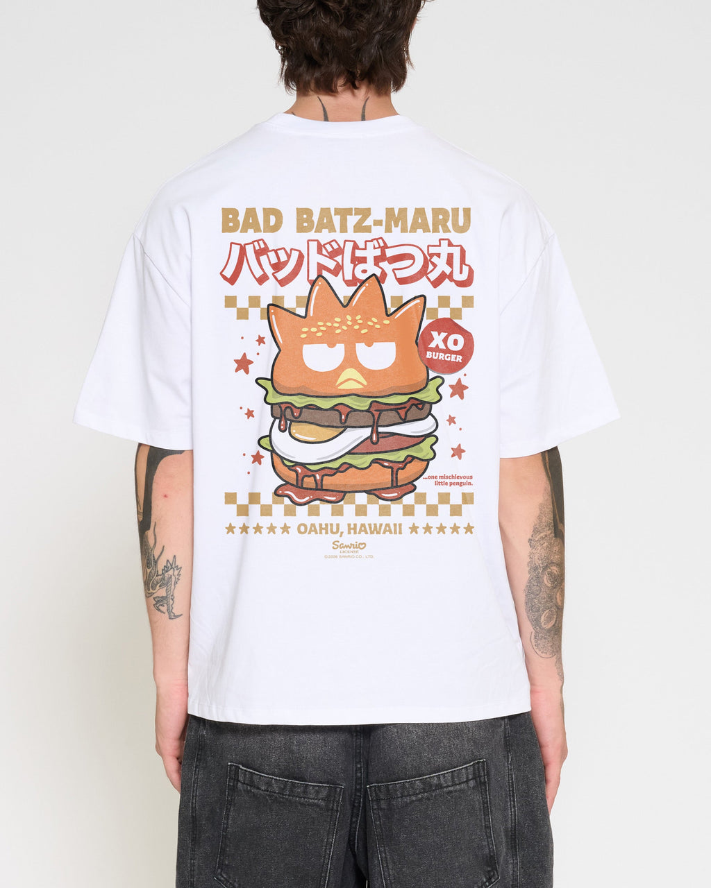 Bad Badtz-Maru Burger Oversized Tee product image 7