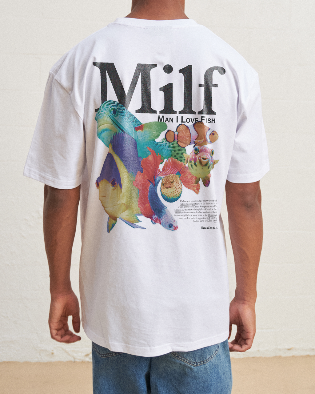 Man I Love Fish Front and Back T-Shirt product image 5
