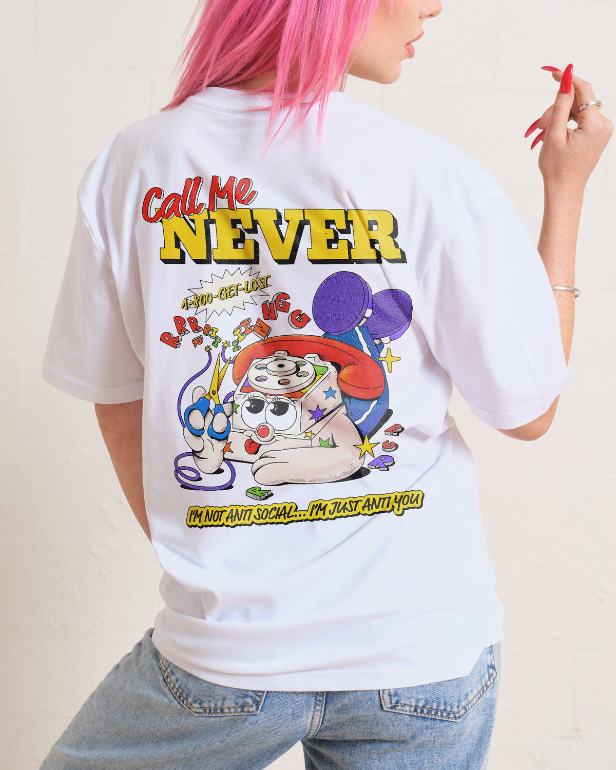 Call Me Never T-Shirt product image 5
