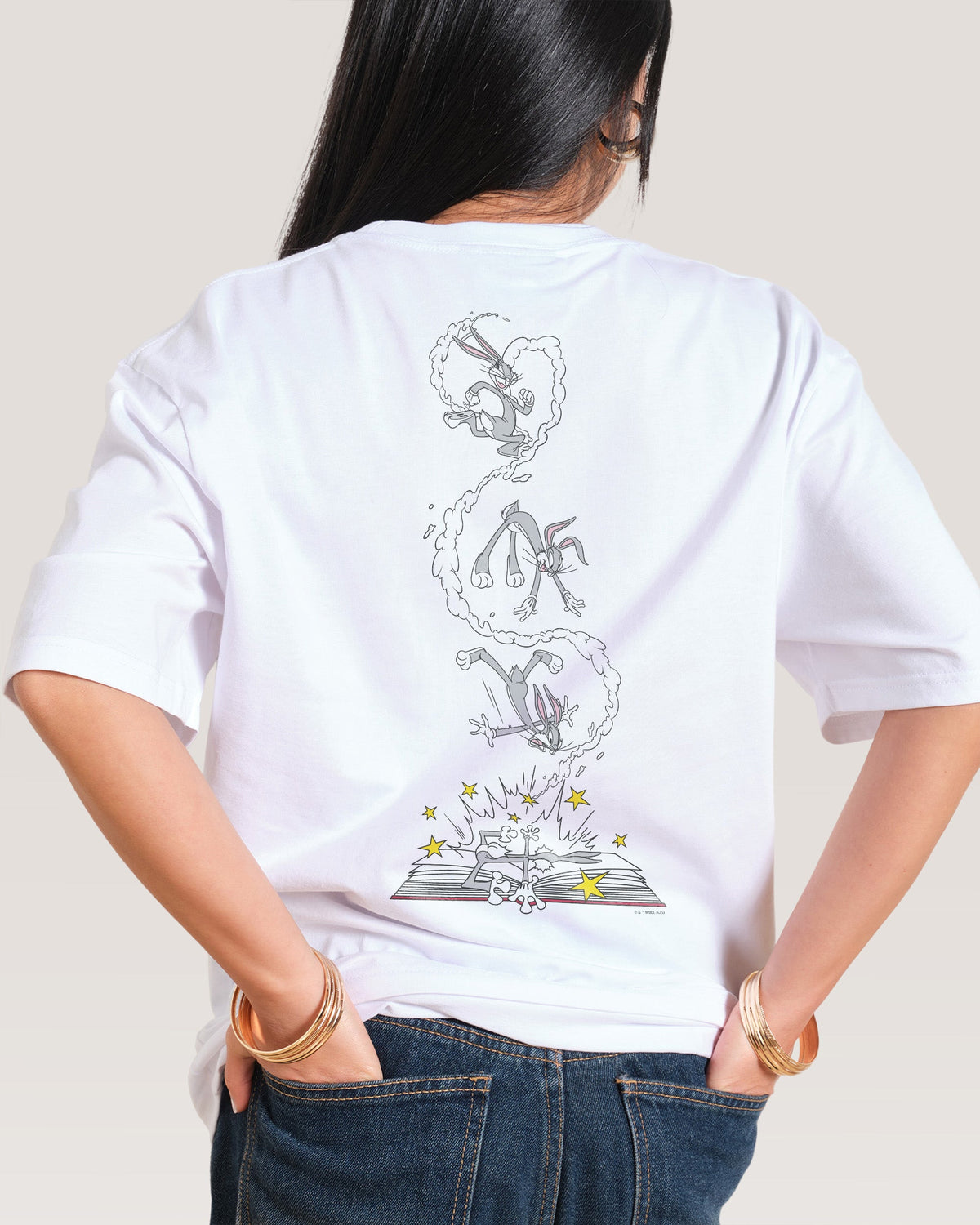 Bugs Bunny Book Crash T-Shirt product image 3
