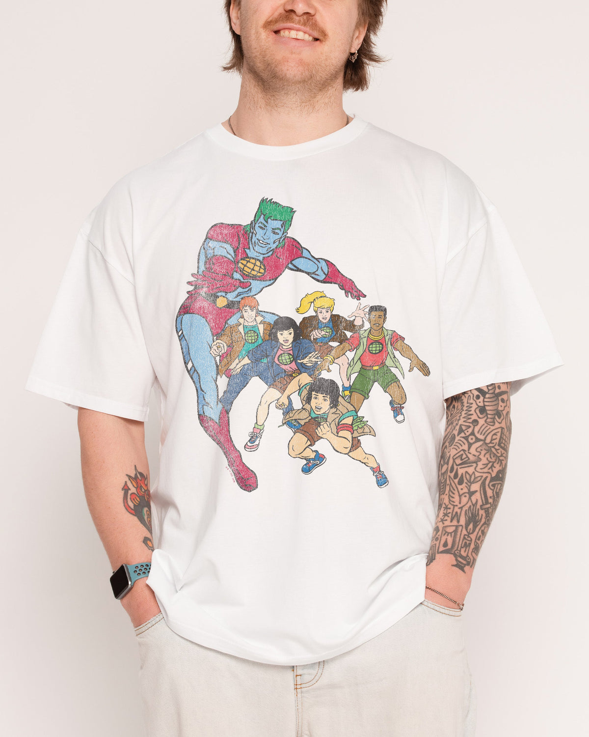 Vintage Captain Planet T-Shirt product image 2