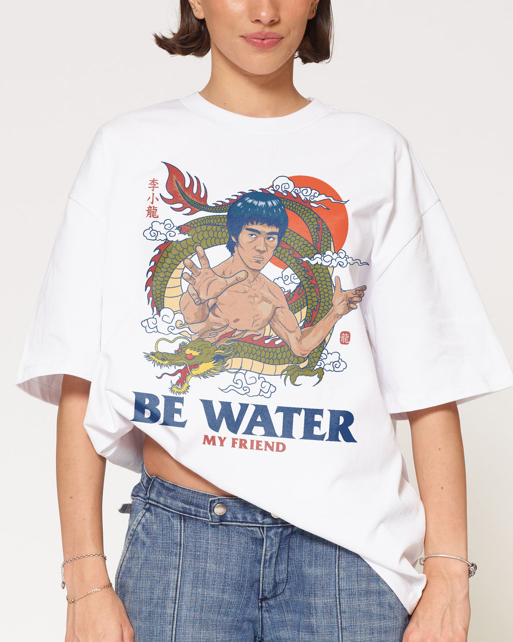 Bruce Lee Be Water Oversized Tee product image 2