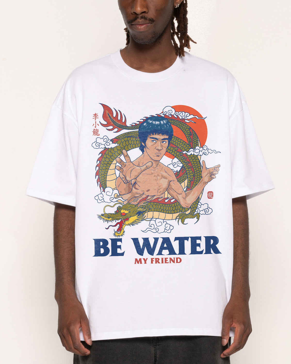 Bruce Lee Be Water Oversized Tee product image 1
