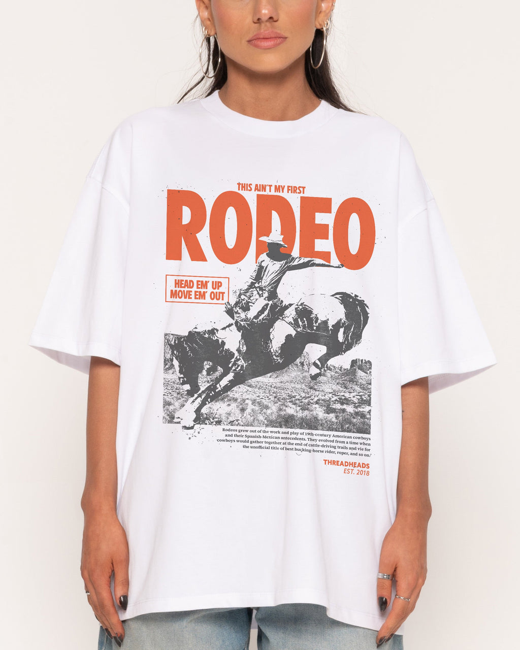 Ain't My First Rodeo Oversized Tee product image 2
