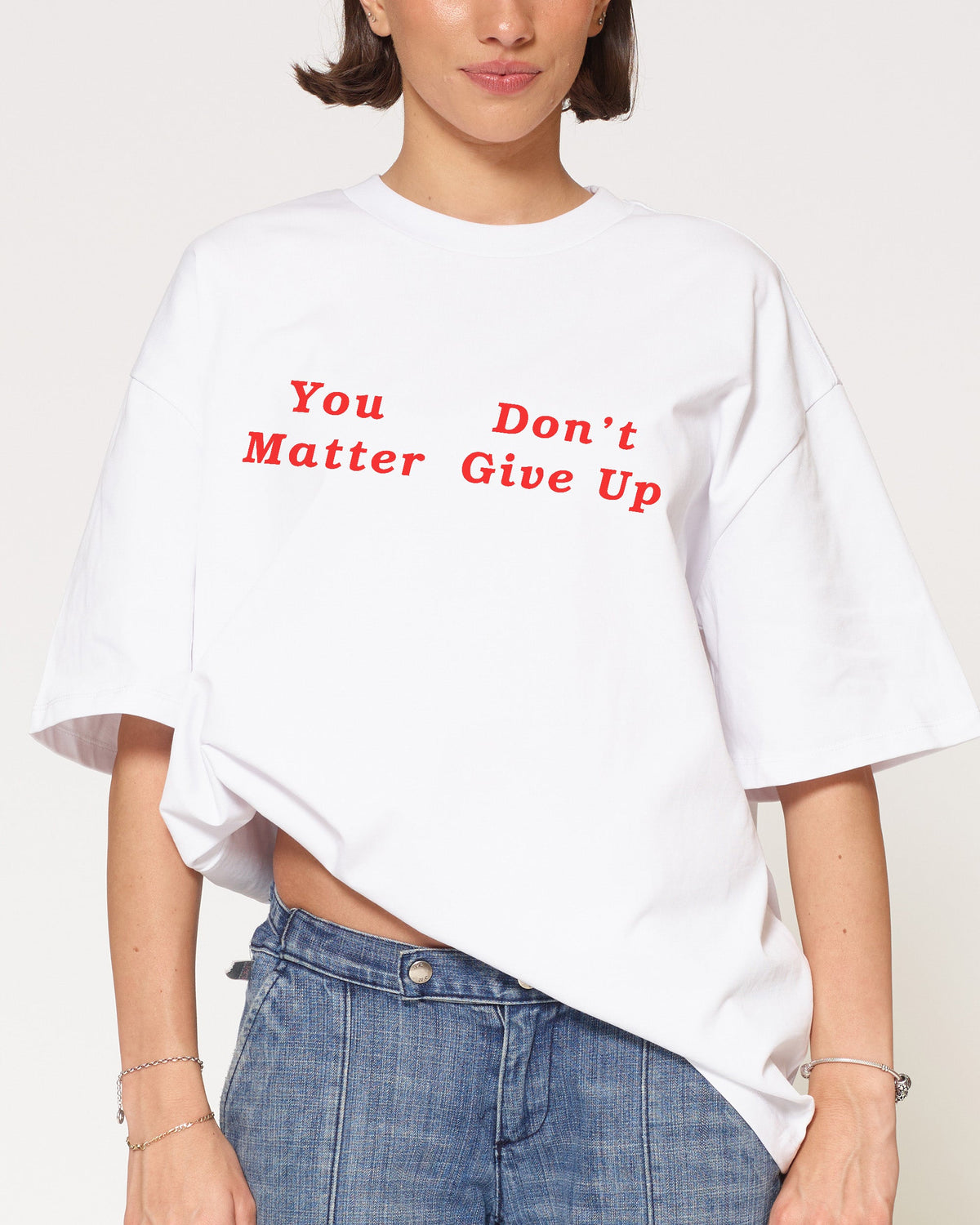 You Don’t Matter Give Up Oversized Tee product image 3