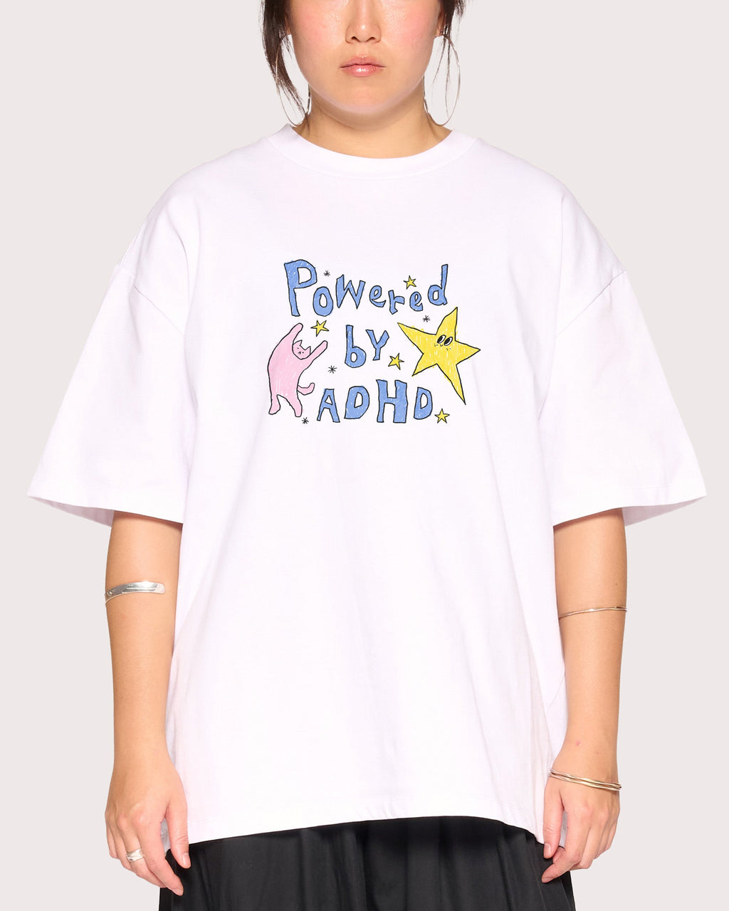 Powered by ADHD Oversized Tee product image 3